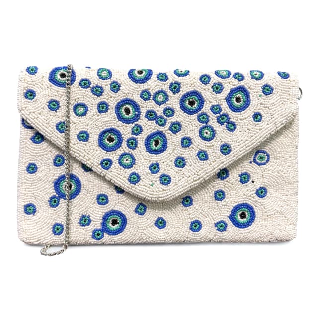 Round Evil Eye Clutch